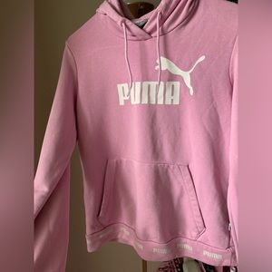 Pink puma hoodie